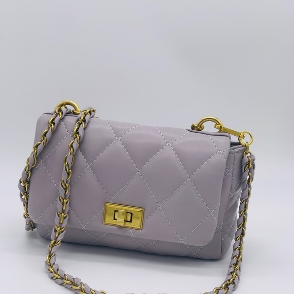 Small Quilted Pearl Flap Bag - Picture 2 of 5